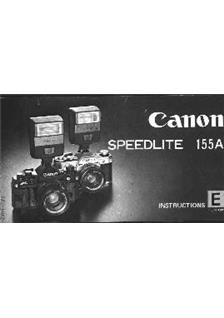 Canon 155 A manual. Camera Instructions.